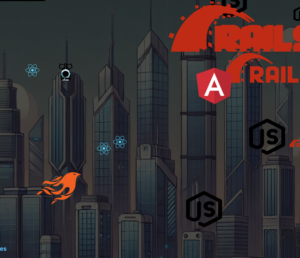 A screenshot of the game built with liveview showing that the enemies are other frameworks